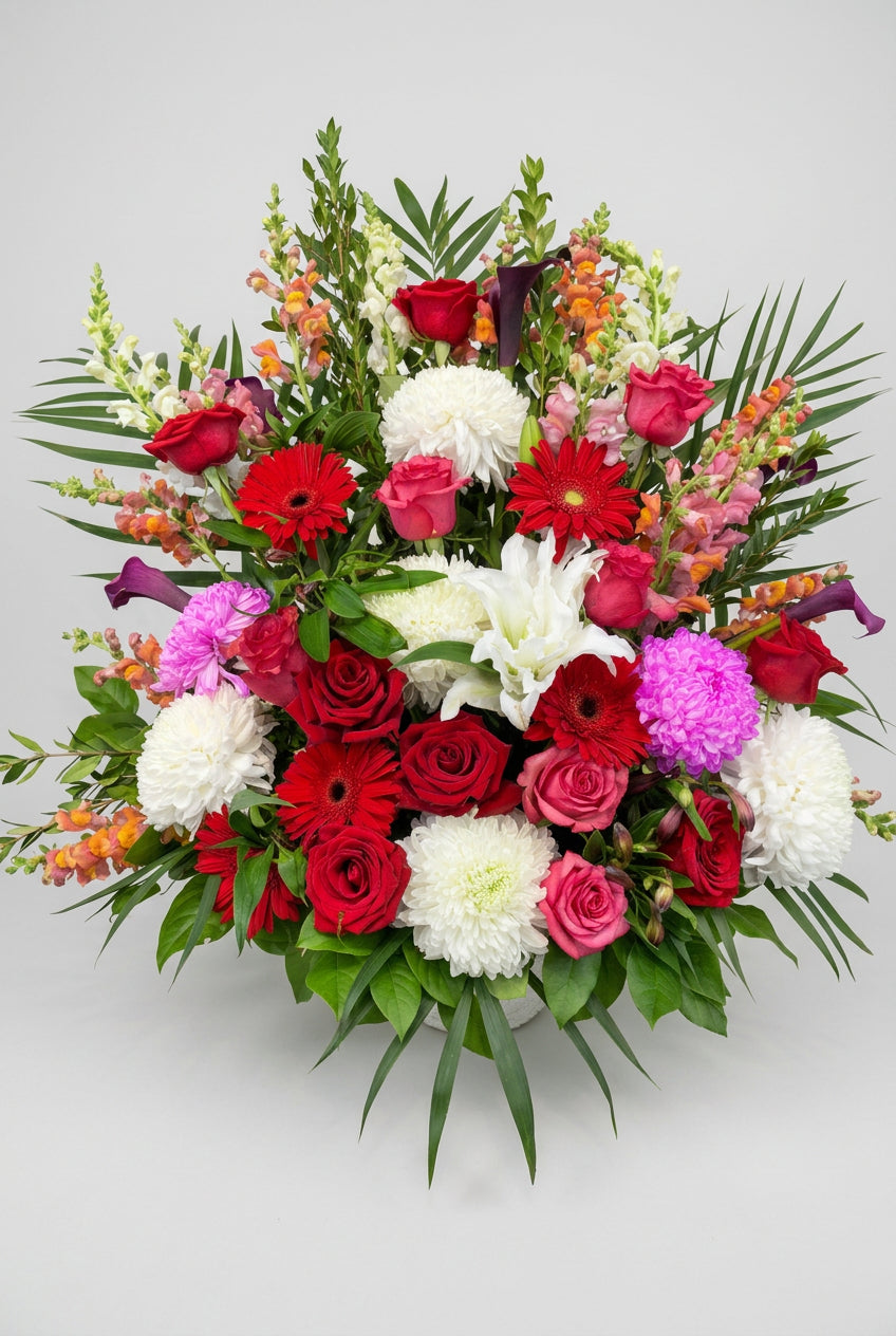 Red and Pink Arrangement