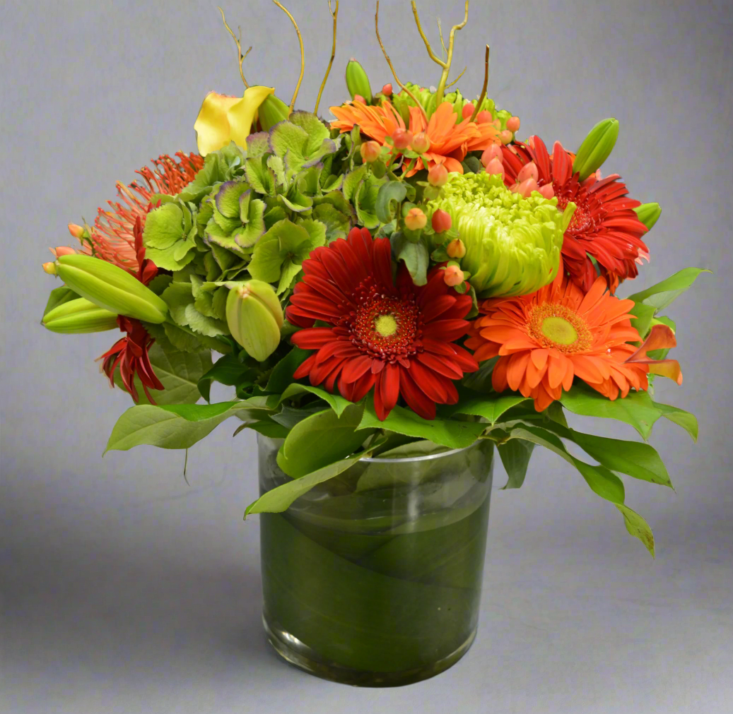 Fall Gerbera Arrangement