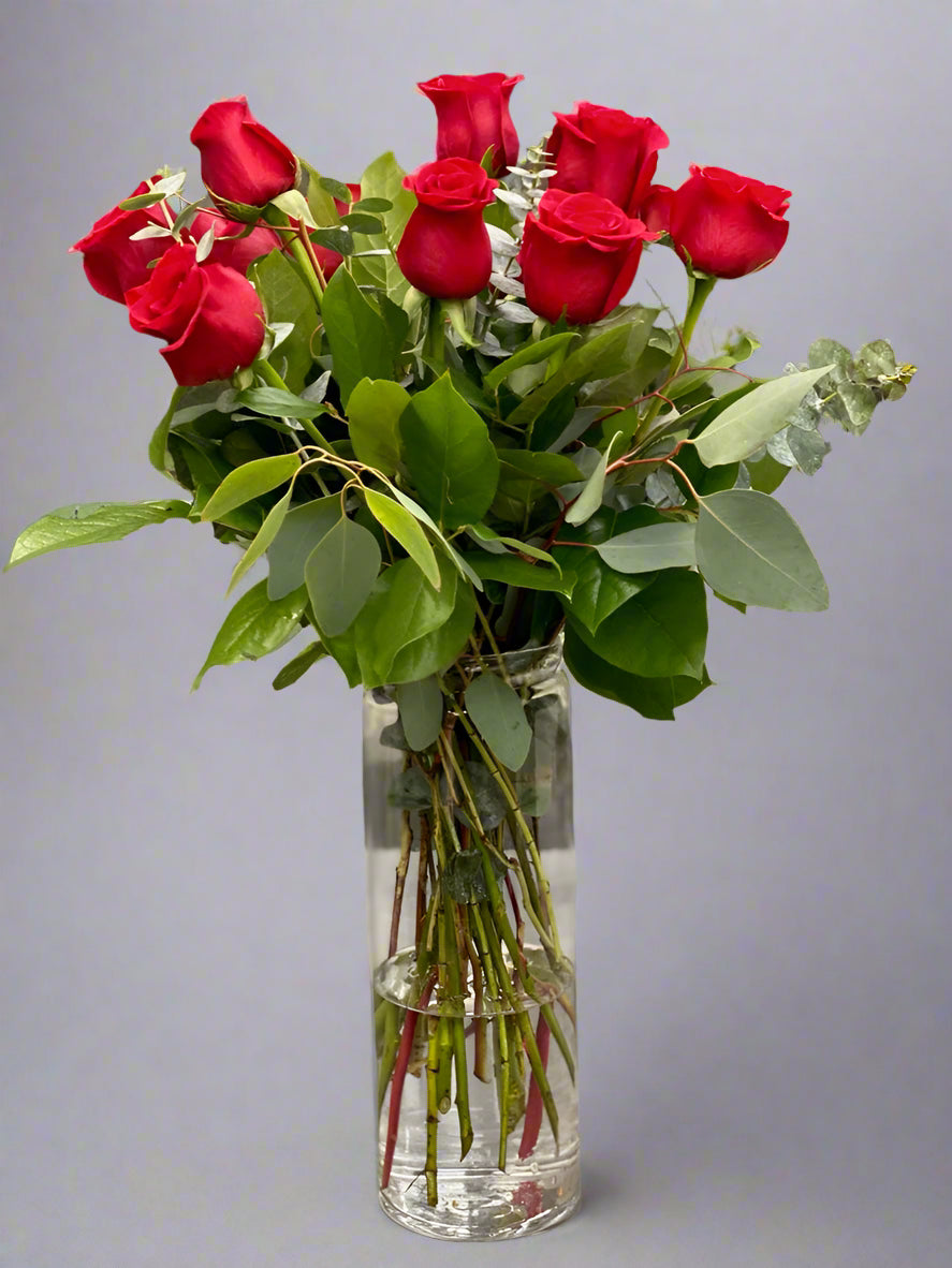 Dozen Red Roses Arrangement