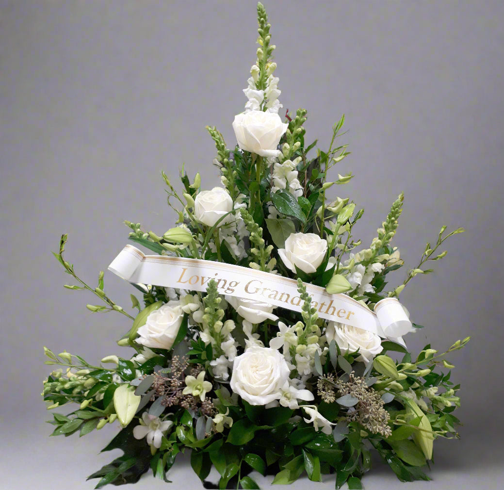 Snapdragon and Rose Arrangement
