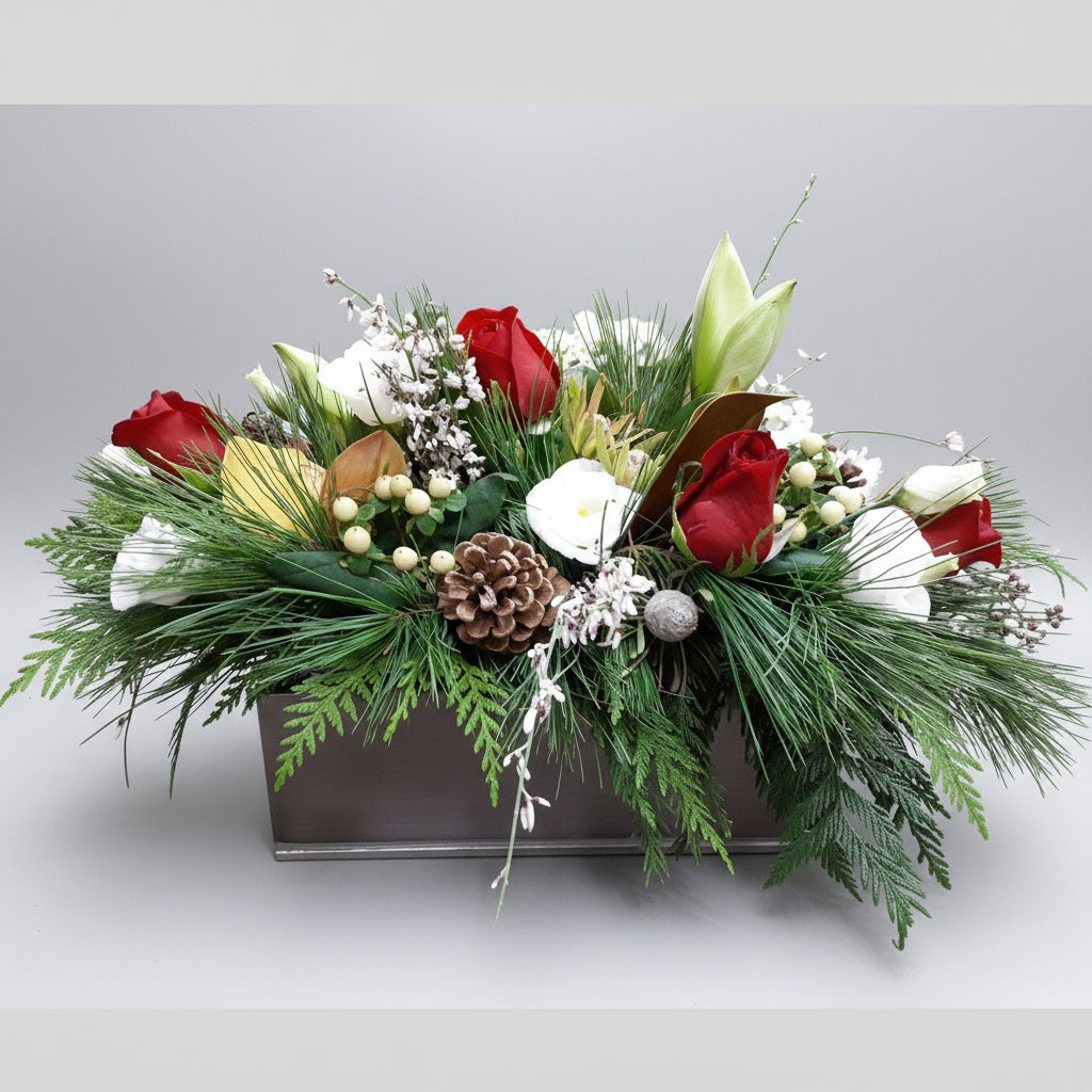 Winter Rose Centrepiece