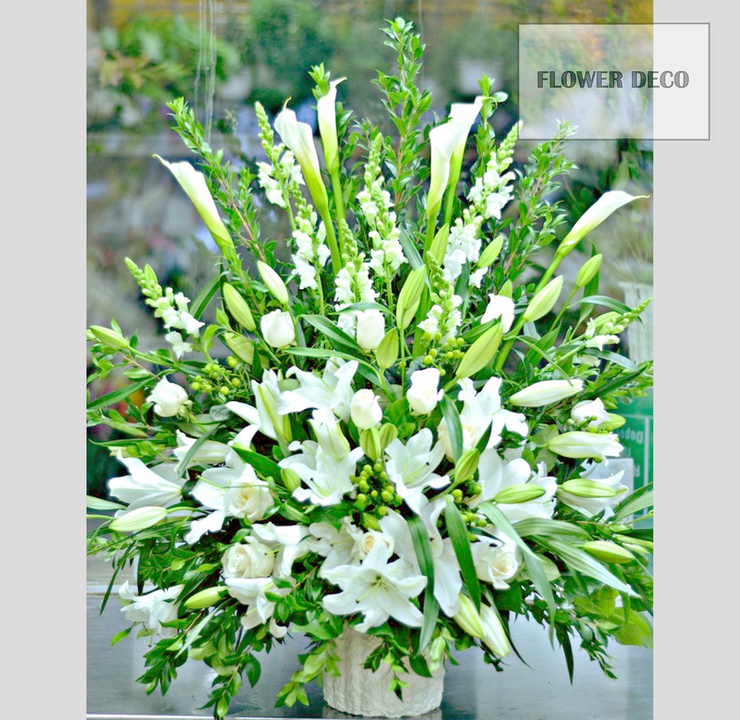 Elegantly White Arrangement