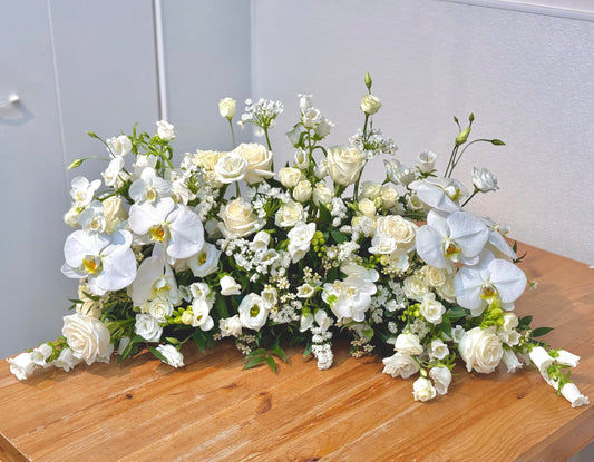 Urn Arrangement - All White