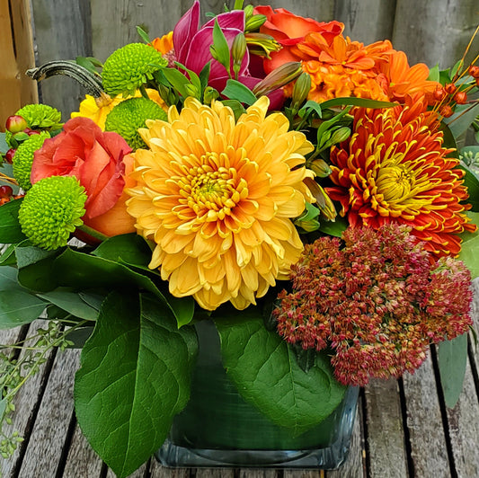 Fall Table Centrepiece