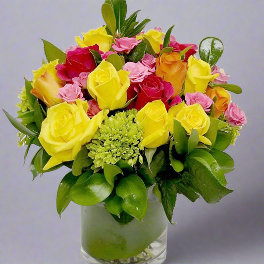 Colorful Rose Arrangement