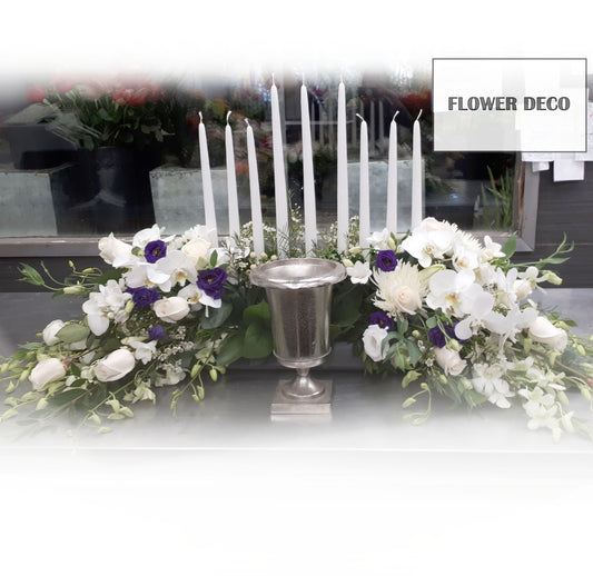 Urn with Candle Arrangement