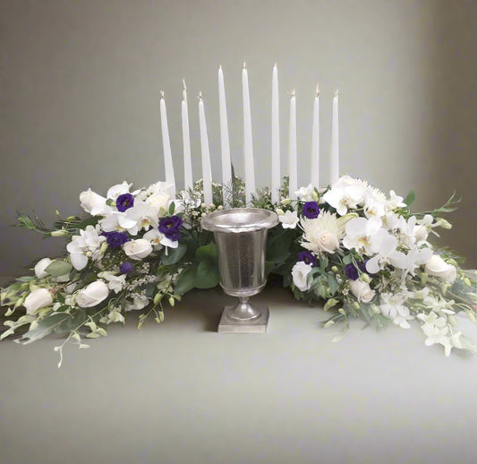 Urn with Candle Arrangement