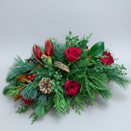 Christmas table centrepiece
