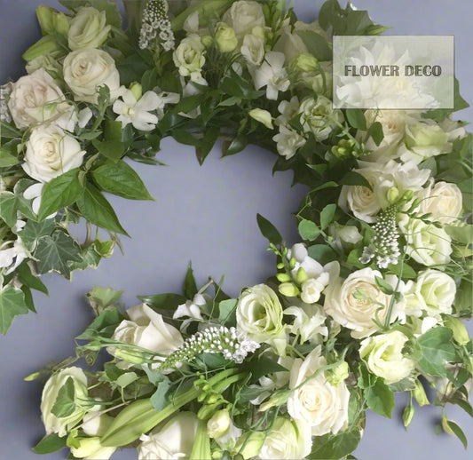 Urn Arrangement - Classic White