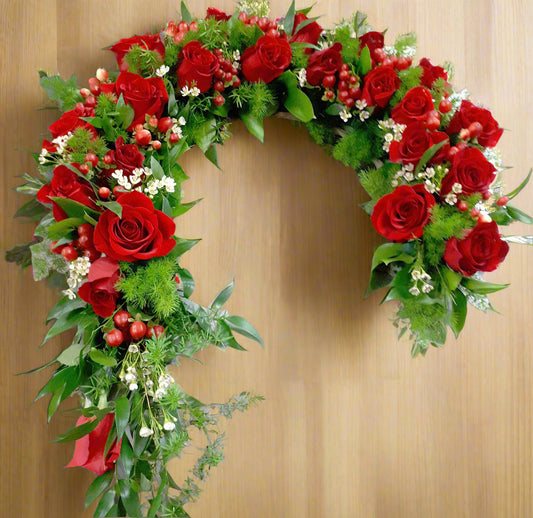 Urn Arrangement - Red